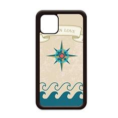Imagem de Capa Ocean Love Sea Sailing Bússola padrão para iPhone 12 Pro Max para Apple Mini Mobile Case Shell