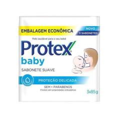 Imagem de Sabonete Em Barra Infantil Protex Baby 85G - 3 Unidades