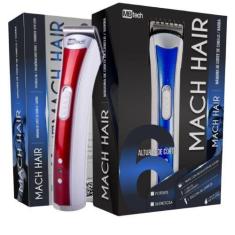 Imagem de Máquina Profissional Cortar Cabelo Barba Bivolt 6 Alturas De Corte Par