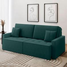 Imagem de Sofá 3 Lugares 212x100x90 Cm Veludo Tomie Yescasa