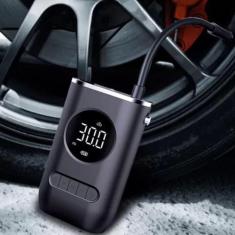 Imagem de Mini Calibrador Portátil Recarregável para Pneus de Bicicleta - BLACK 
