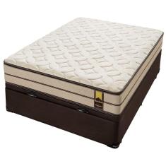 Imagem de Conjunto Box Baú Casal Molas Ensacadas Americanflex Resiste Plus Double Face II 138x188x74cm
