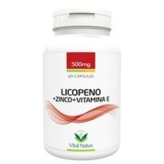 Imagem de Licopeno + Zinco + Vitamina E 500mg Vital Natus - 60 Cápsulas