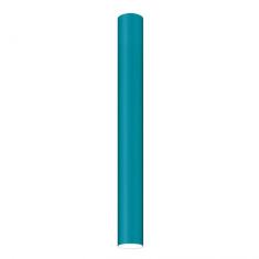 Imagem de Plafon Viena Tubo 90Cm Conti Iluminação Verde Tiffany