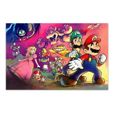 Imagem de Quebra-Cabeça Personalizado Mario 60 Peças - Pomps Geek