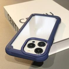 Imagem de Estojo de telefone blindado transparente à prova de choque para iPhone 13 11 12 Pro Max XS Max 7 Plus XR X 13Pro 14 Capa traseira rígida transparente para PC, T3, para iPhone Xs Max