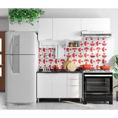 Imagem de Cozinha Completa Bartira Rubi com 6 Portas, 3 Gavetas e 3 Prateleiras - 280cm de largura