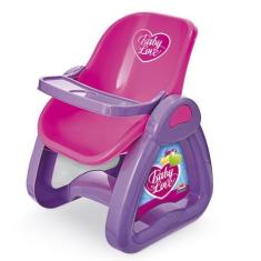 Imagem de Cadeirão De Papinha Para Boneca Baby Love Menina Rosa Usual - Usual Br