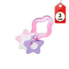 Imagem de Kit C-03 Lolly Clean Mordedor Estrela Rosa