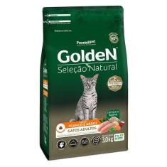 Imagem de Ração Seca PremieR Pet Golden Seleção Natural para Gatos Adultos - 3 Kg