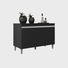 Imagem de Balcão Gabinete Manu 120cm 3 Portas S/Tampo - Ajl Móveis