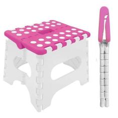 Imagem de Banquinho Banqueta Infantil Dobrável Para Usar A Pia Escovar Os Dentes