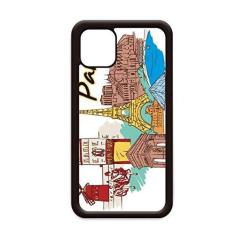 Imagem de Capa França Paris Torre Eiffel Aquarela para iPhone 11 Pro Max para Apple Mobile Case Shell