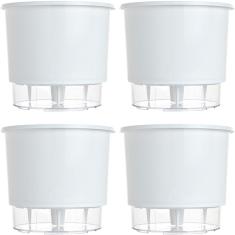 Imagem de Vaso Raiz Autoirrigavel N3 16x14cm  Anti Dengue 4 Pcs
