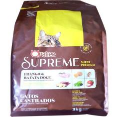 Imagem de Ração Quatree Supreme Gatos Castrados Frango E Batata Doce 3Kg