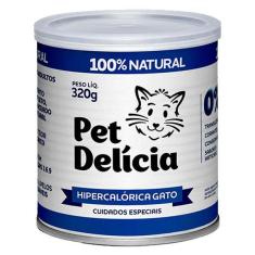 Imagem de Ração Úmida Pet Delícia Natural Hipercalórica para Gatos - 320 g