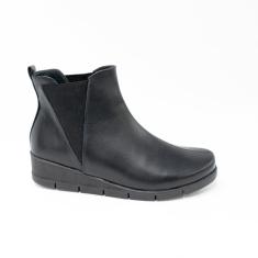 Imagem de Bota Usaflex AD0509 Couro Legítimo com elásticos
