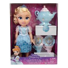 Imagem de Boneca Princesas Disney Cinderela Hora do Ch� com Acess�rios Multikids - BR1923