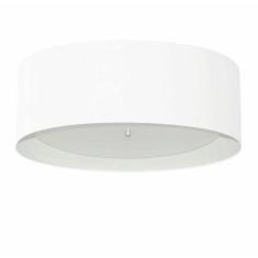 Imagem de Plafon Cilíndrico Md-3008 Duplo Tecido 60X25cm Branco Bivolt