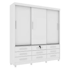Imagem de Guarda-Roupa Casal Chicago ii 3 pt 9 gv Neve