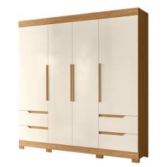 Imagem de Guarda Roupa Casal Vivacce 4 Portas E 4 Gavetas - Móveis Albatroz