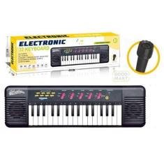 Imagem de Teclado Piano Infantil Com Microfone Musical Educativo - Good Mart
