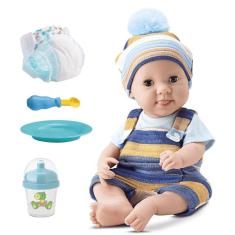 Imagem de Boneco Brincar De Papinha Azul Divertoys