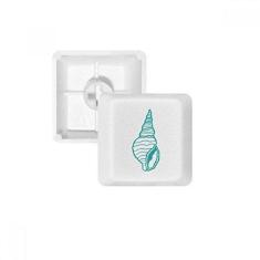 Imagem de Marine Life – Teclado mecânico com ilustração de caracol azul, kit de atualização para jogos PBT