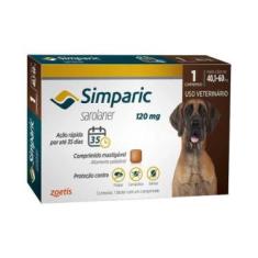 Imagem de Simparic Antipulgas E Carrapatos Caes 40,1 A 60kg C3 Comprimidos