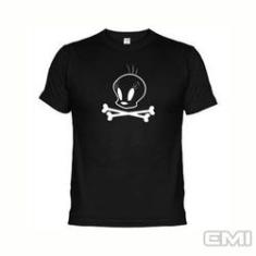 Imagem de Camisetas Engraçadas Piu Piu Esqueleto