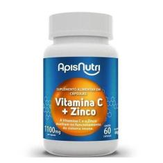 Imagem de Vitamina C + Zinco 60 Cápsulas De 1100Mg Cada - Apisnutri