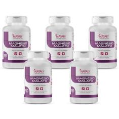 Imagem de 5x Magnésio Malato 60 Capsulas de 500mg Nataly