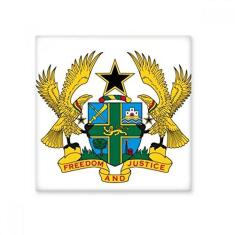 Imagem de Decalque brilhante de ejo de cerâmica com emblema nacional da África do Gana