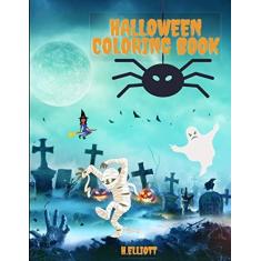 Imagem de Halloween Coloring Book: Happy Halloween Coloring Book, Halloween Coloring Pages For Kids Age 2-4, 4-8, Girls And Boys, Fun And Original Paperback