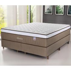 Imagem de Cama Box Queen Cristalflex 158x198x71cm Molas Ensacadas