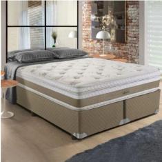 Imagem de Cama Box Herval Queen Amore, 67X158x198 Cm, Molas Ensacadas