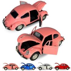 Imagem de Miniatura Fusca De Metal Fusquinha - Rosa - Europio