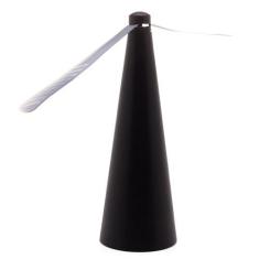 Imagem de Ventilador Repelente de Mesa de Plástico Preto 9cm x 9cm x 26cm - Lyor
