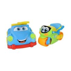 Imagem de Carrinho + Motinha Mini Racers Brinquedo Infantil Inmetro - Jp Brink