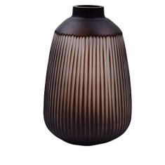Imagem de Vaso Decor Vidro Marrom 33,5X21,5Cm