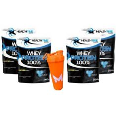Imagem de Whey Protein 100% 8,4Kg Healthtime (4 Refis) + Coqueteleira 700 Ml - H
