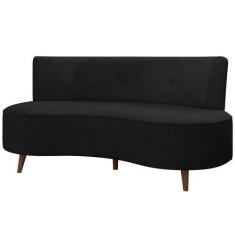 Imagem de Sofá Chaise Living 2 Lugares 135cm Sala de Estar Istambul K01 Veludo P