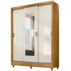 Imagem de Guarda Roupa Casal Bol via Espelho 3 Portas De Correr Freij