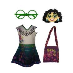 Imagem de Fantasia Roupa Infantil Mirabel Com Bolsa, Presilha e Óculos - Bililik