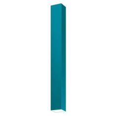 Imagem de Plafon Viena Quadrado 90Cm Conti Iluminação Verde Tiffany