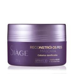 Imagem de Máscara para Cabelos Danificados Siàge Reconstrói os Fios 250g
