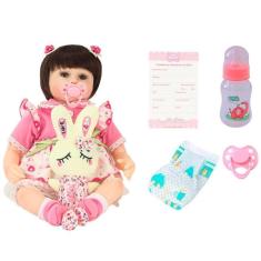 Imagem de Boneca Bebê Reborn Com Mantinha E Acessórios Baby Star