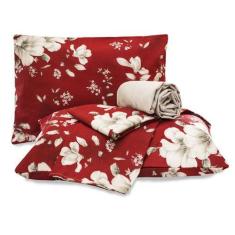 Imagem de Jogo De Lençol Casal King Size Estampado Com Elástico Percal 160 Fios