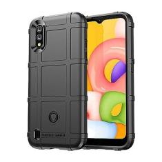 Imagem de Capas para Samsung Galaxy A01 (European).Caso básico,Botão de pressão flexível / 360 ° Proteção completa,Escudo Rugged