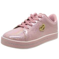 Imagem de Tenis Infantil Menina Conforto Moderno Brilhante Molekinha